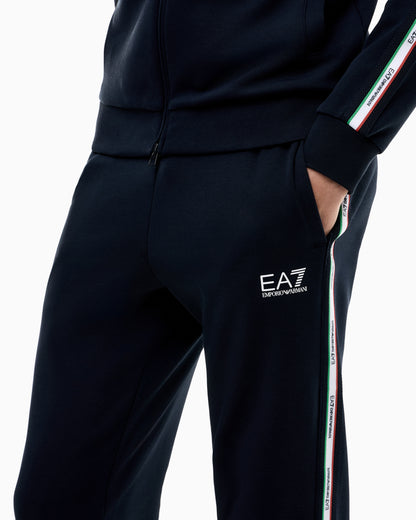 EA7 Italian Spirit cotton-blend tracksuit