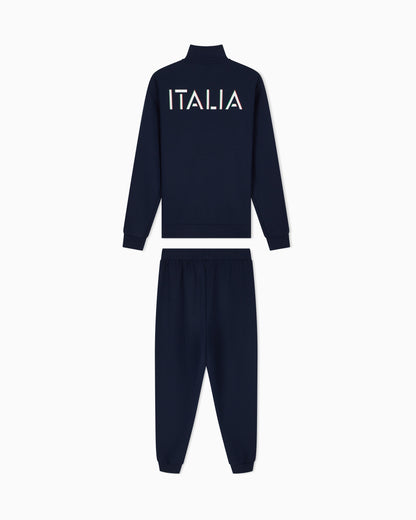 EA7 Italian Spirit cotton-blend tracksuit