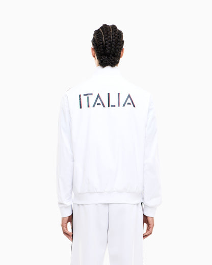 EA7 Italian Spirit nylon zip-up sweatshirt