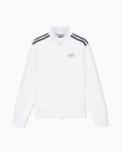 EA7 Italian Spirit nylon zip-up sweatshirt