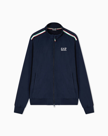 EA7 Italian Spirit nylon zip-up sweatshirt