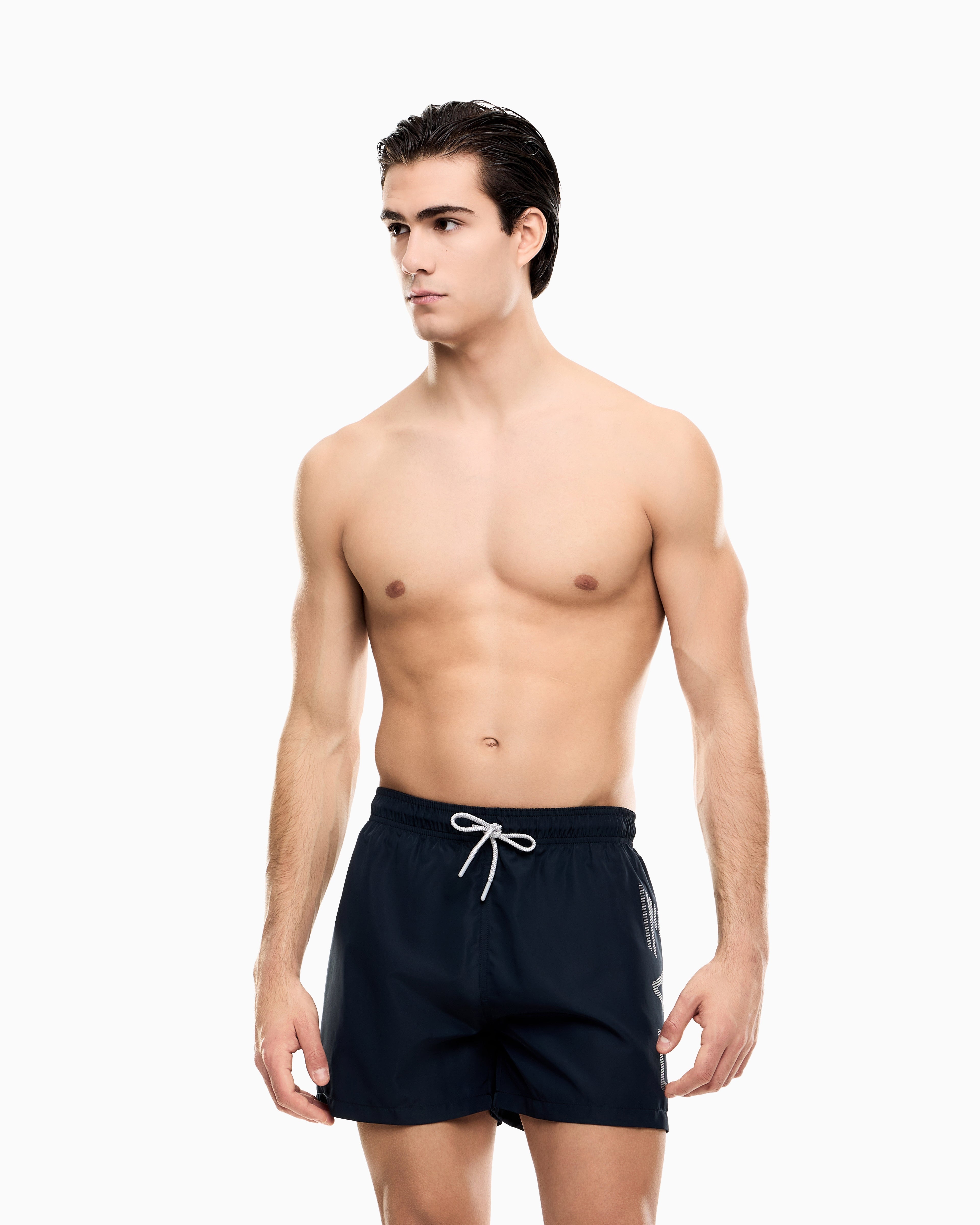 EA7 Logo Series swim trunks