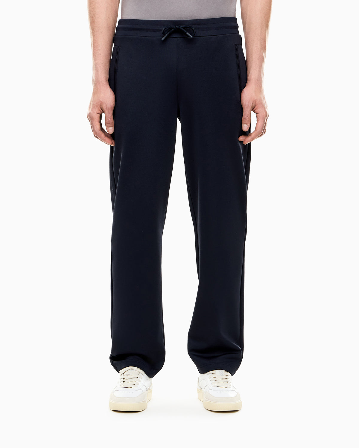 EA7 Slim-fit trousers Lux Identity in jersey with elastane