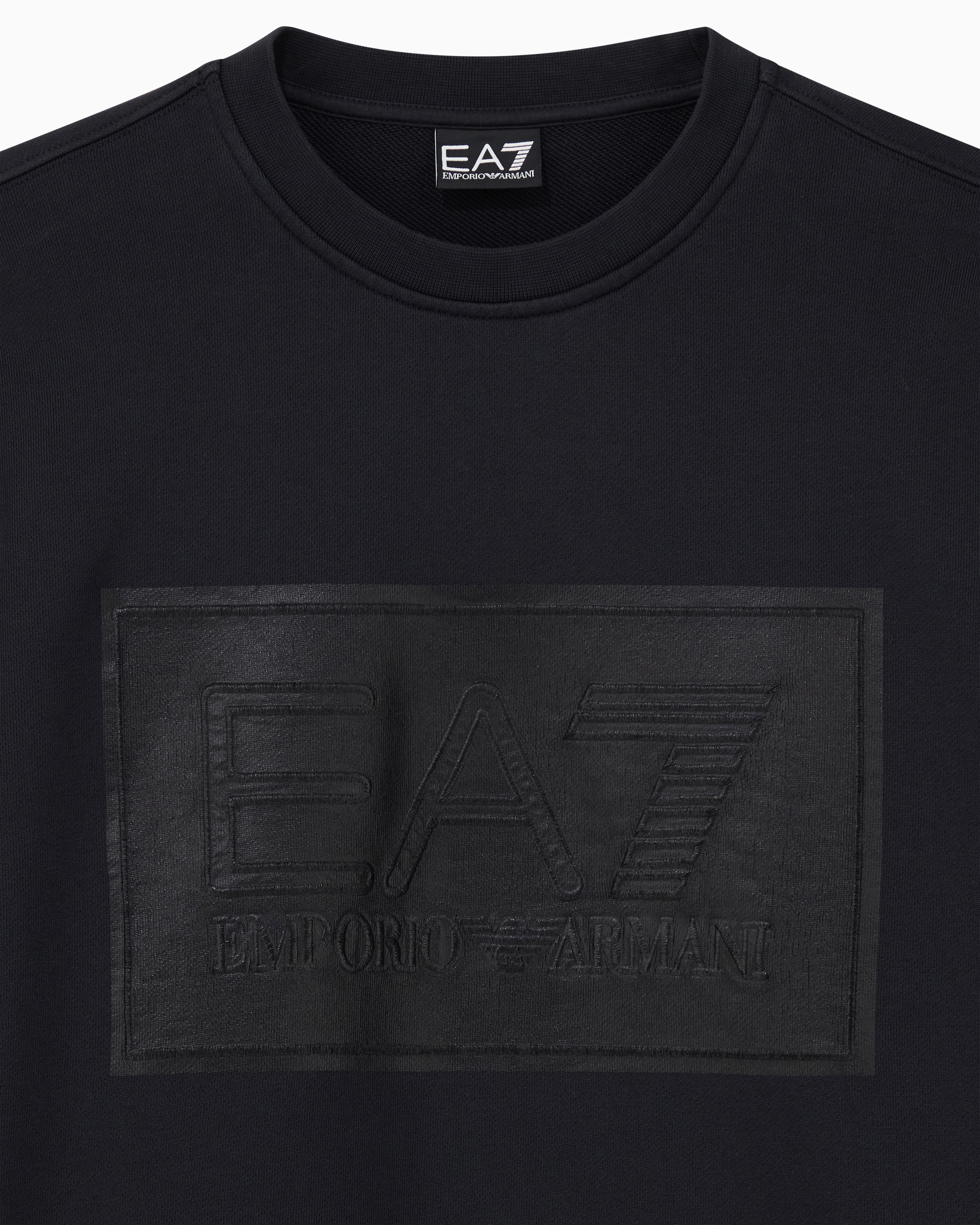 EA7 Sweatshirt oversized in cotton jersey