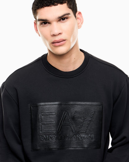 EA7 Sweatshirt oversized in cotton jersey