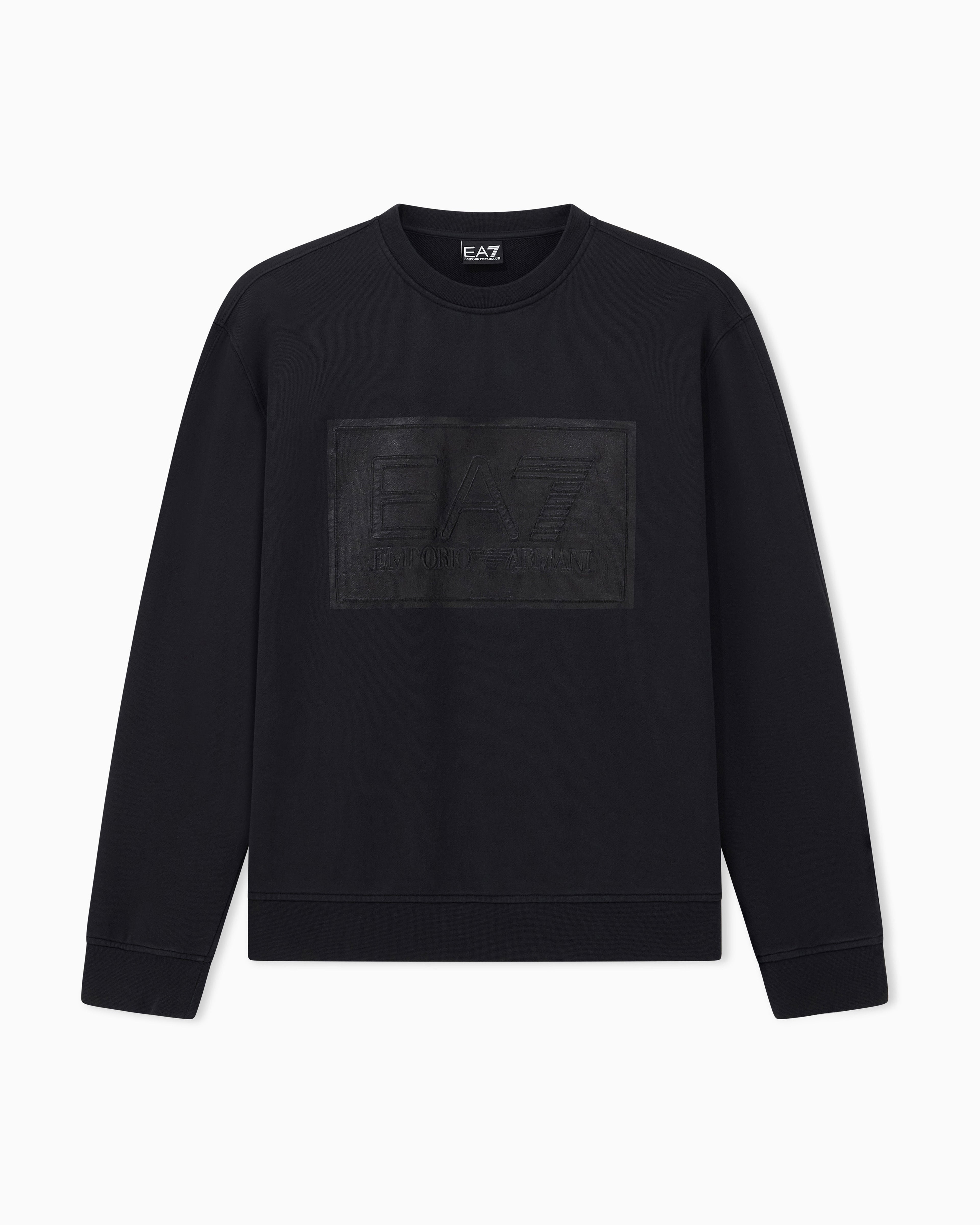 EA7 Sweatshirt oversized in cotton jersey
