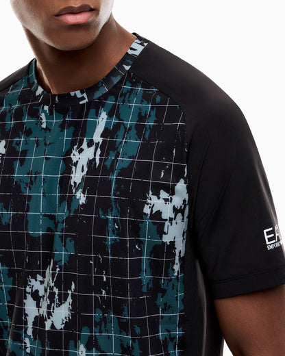 EA7 Slim fit jersey t-shirt Ventus 7 with allover graphic