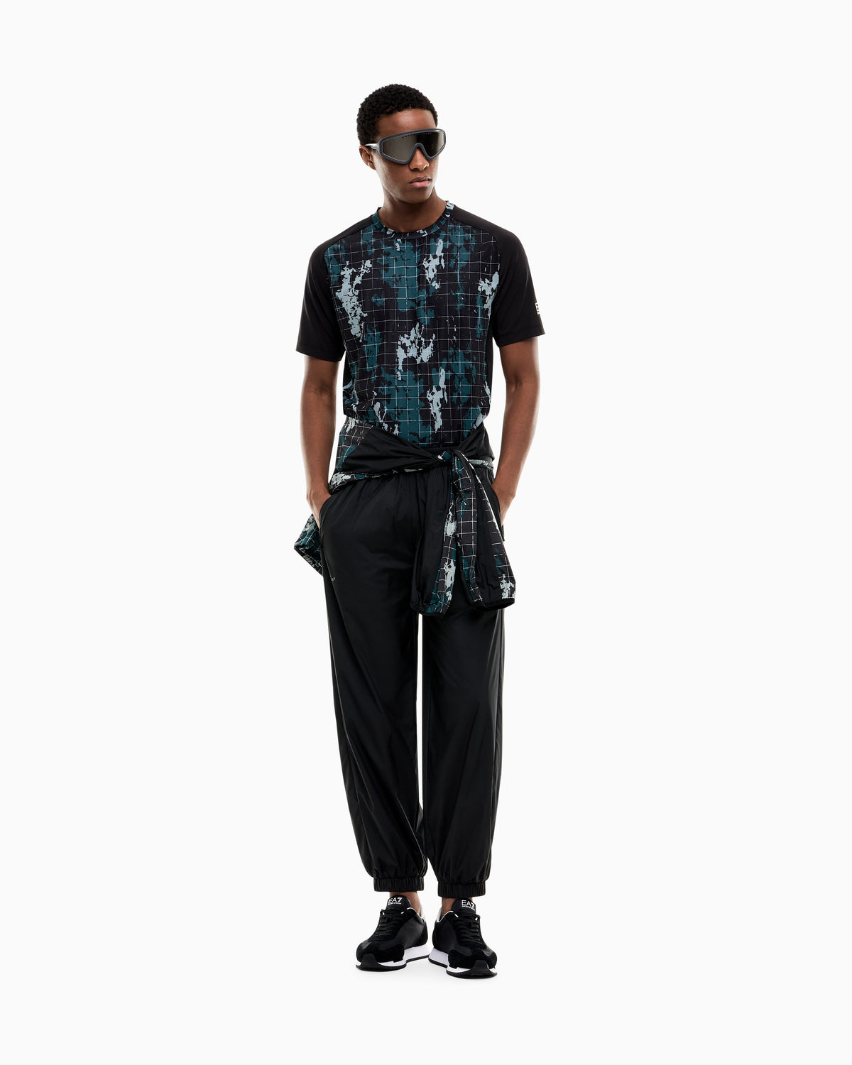 EA7 Slim fit jersey t-shirt Ventus 7 with allover graphic