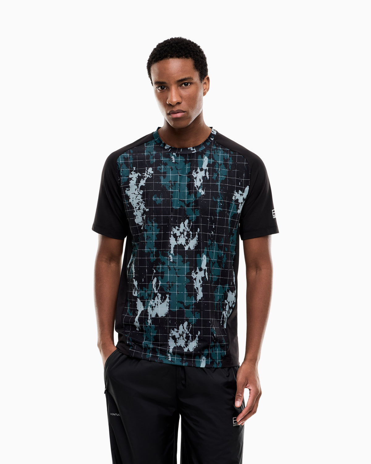EA7 Slim fit jersey t-shirt Ventus 7 with allover graphic
