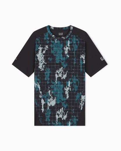 EA7 Slim fit jersey t-shirt Ventus 7 with allover graphic