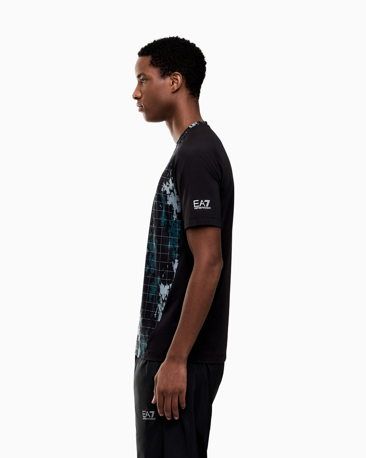 EA7 Slim fit jersey t-shirt Ventus 7 with allover graphic