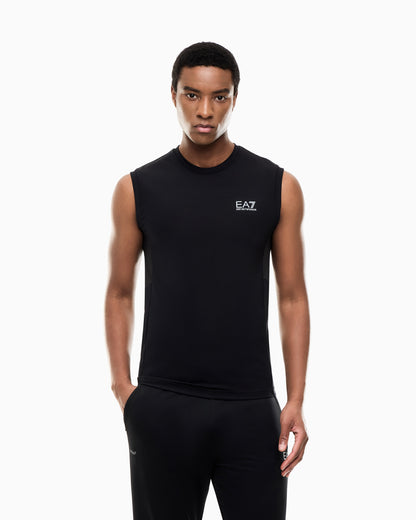 EA7 Tank Vigor 7 slim fit in technical fabric with elastane