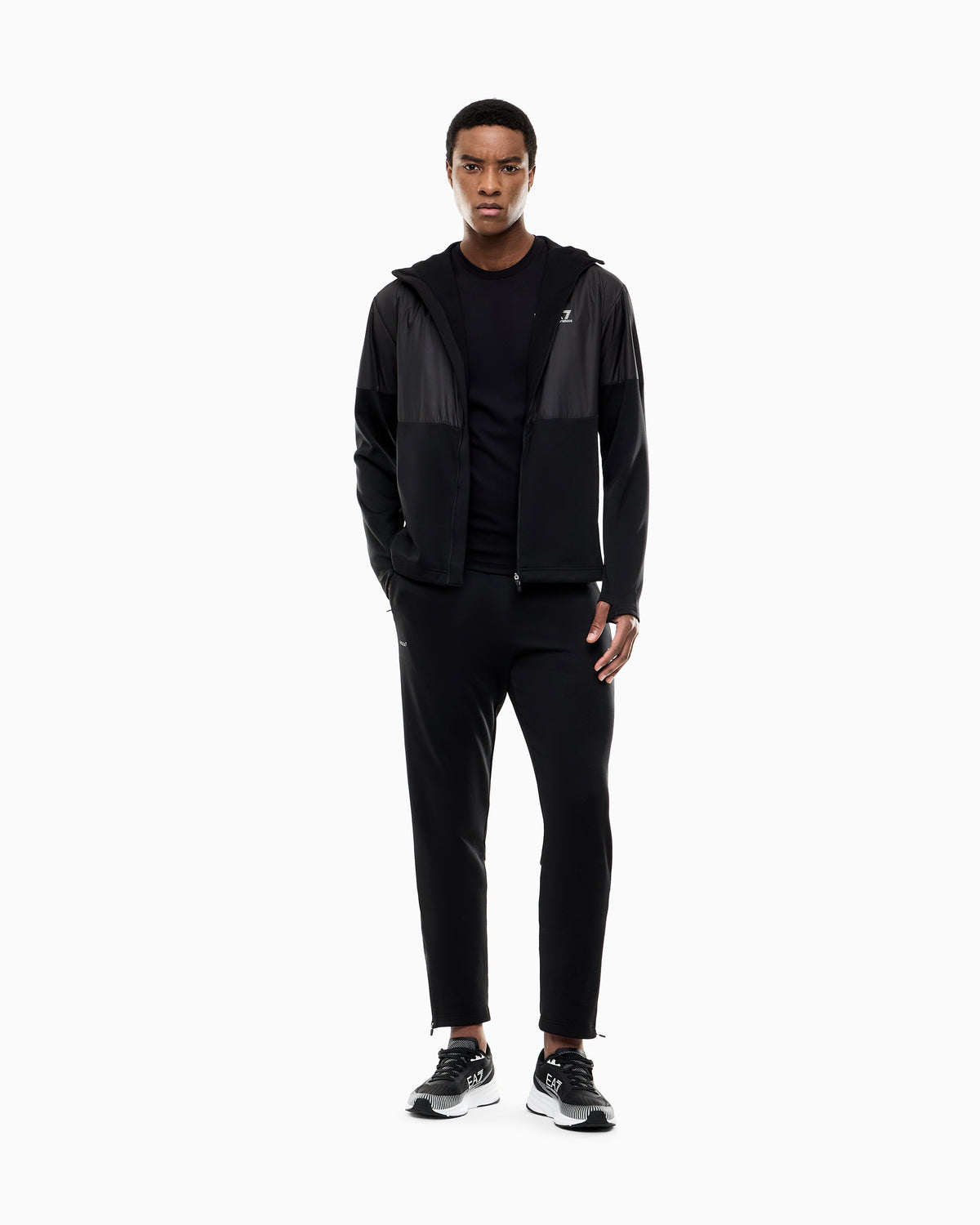 EA7 Tank Vigor 7 slim fit in technical fabric with elastane