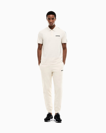 EA7 Regular fit polo shirt Logo Series in stretch cotton jersey