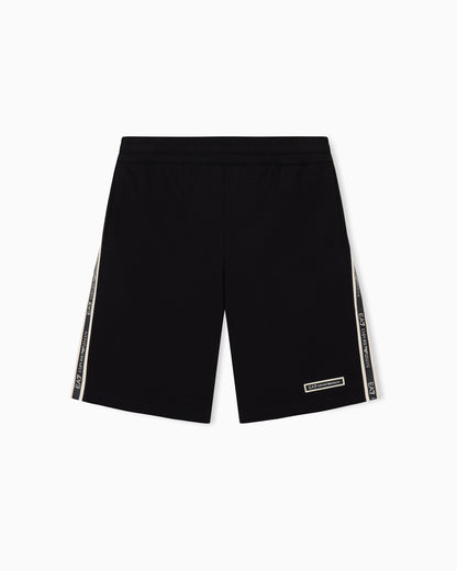 EA7 Bermuda Logo Series slim fit in cotton jersey