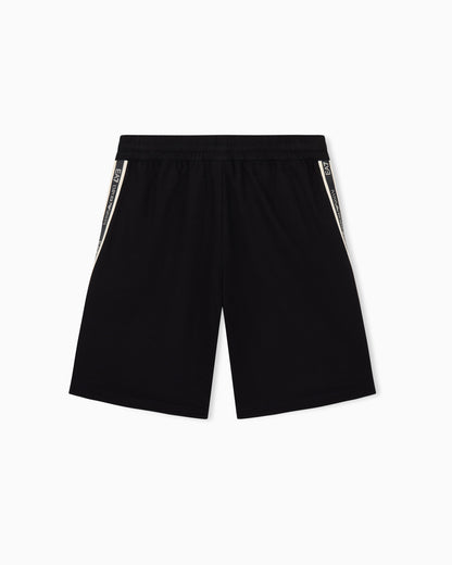 EA7 Bermuda Logo Series slim fit in cotton jersey