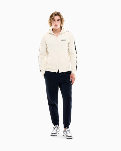 EA7 Hoodie Logo Series regular fit in cotton with tape