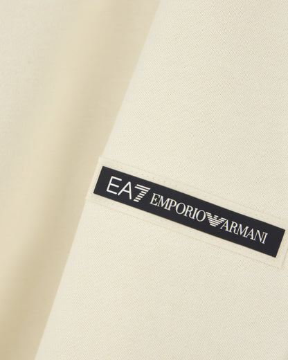 EA7 Slim fit pants Logo Series in cotton jersey with tape
