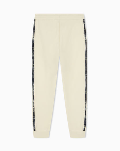 EA7 Slim fit pants Logo Series in cotton jersey with tape