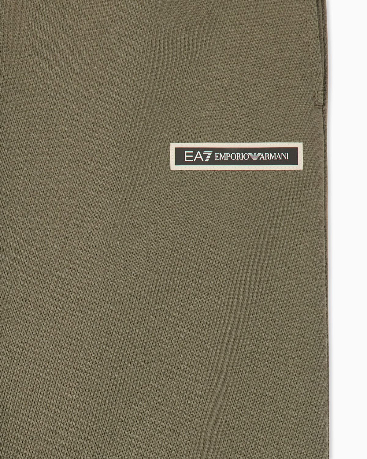 EA7 Slim fit pants Logo Series in cotton jersey with tape