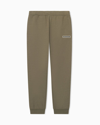 EA7 Slim fit pants Logo Series in cotton jersey with tape