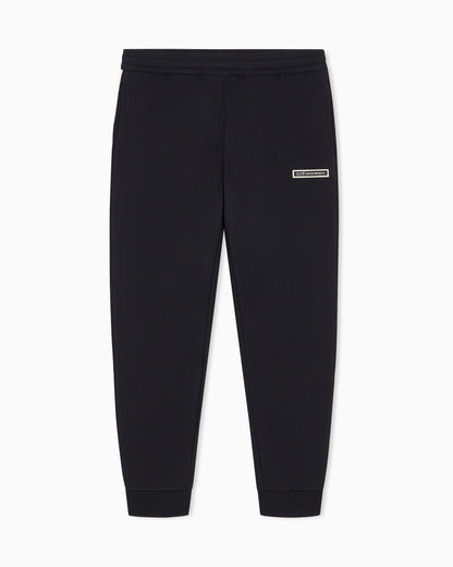 EA7 Slim fit pants Logo Series in cotton jersey with tape