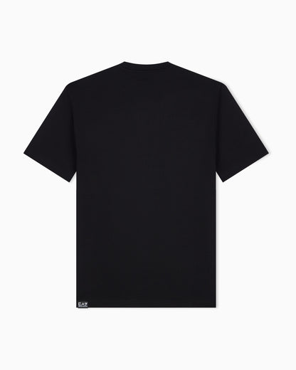 EA7 T-shirt Logo Series in cotton jersey with oversized logo