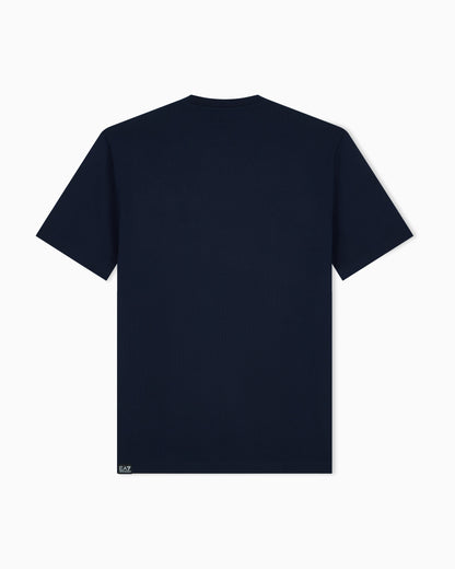 EA7 T-shirt Logo Series in cotton jersey with oversized logo