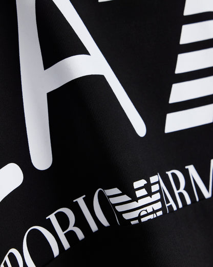 EA7 T-shirt Logo Series in cotton jersey with oversized logo