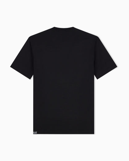EA7 T-shirt Logo Series in cotton jersey with oversized logo