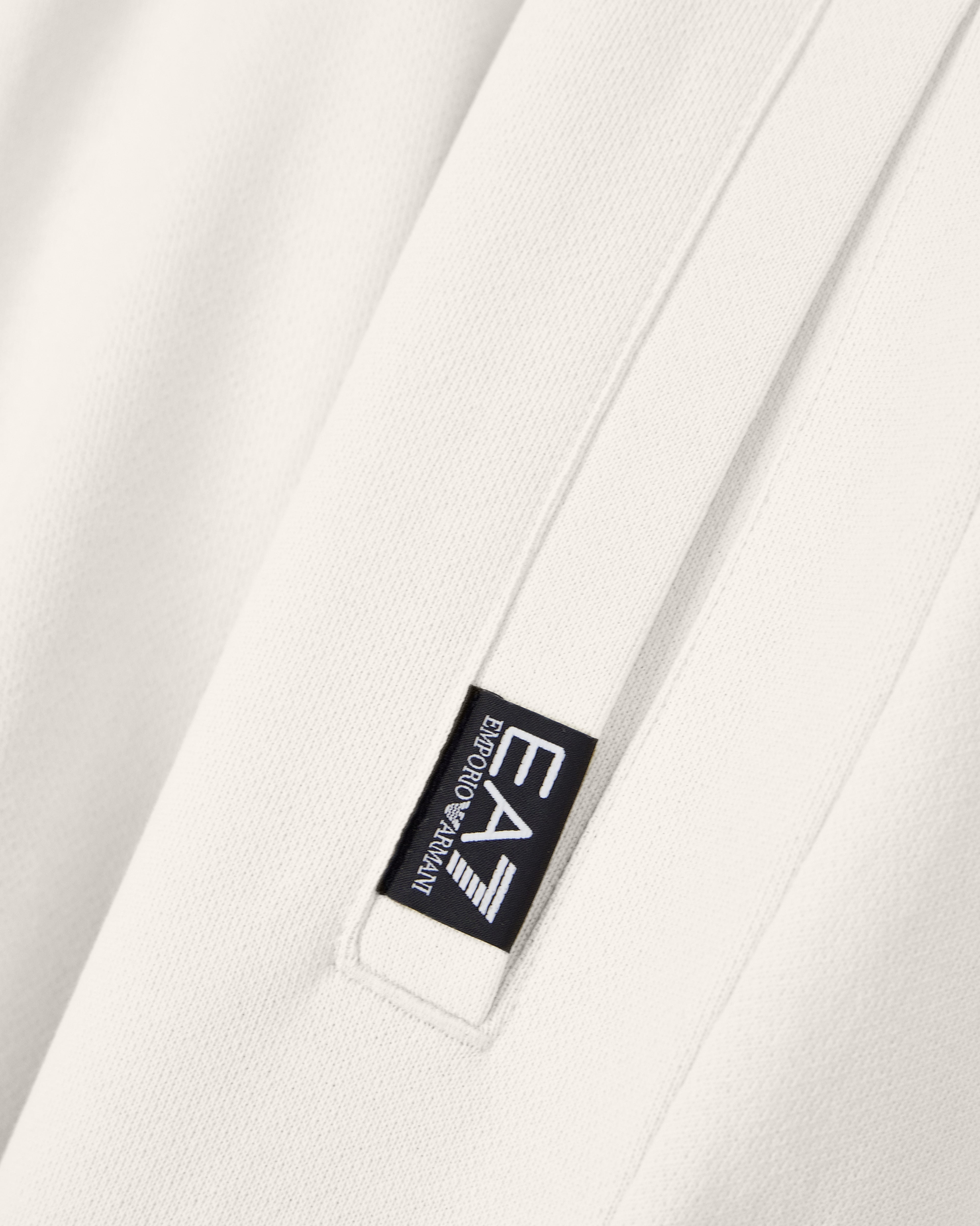 EA7 Slim-fit trousers Logo Series in cotton jersey with logo
