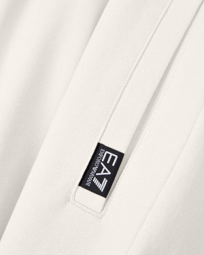 EA7 Slim-fit trousers Logo Series in cotton jersey with logo