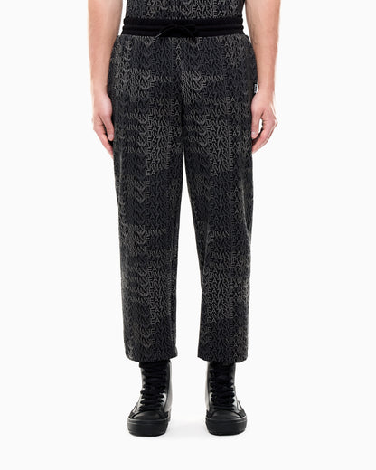 EA7 Regular fit pants Logo Series in cotton-blend jersey