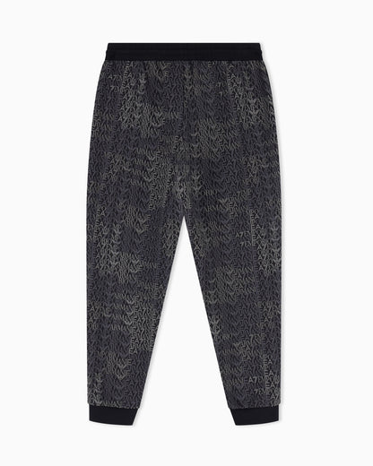 EA7 Regular fit pants Logo Series in cotton-blend jersey