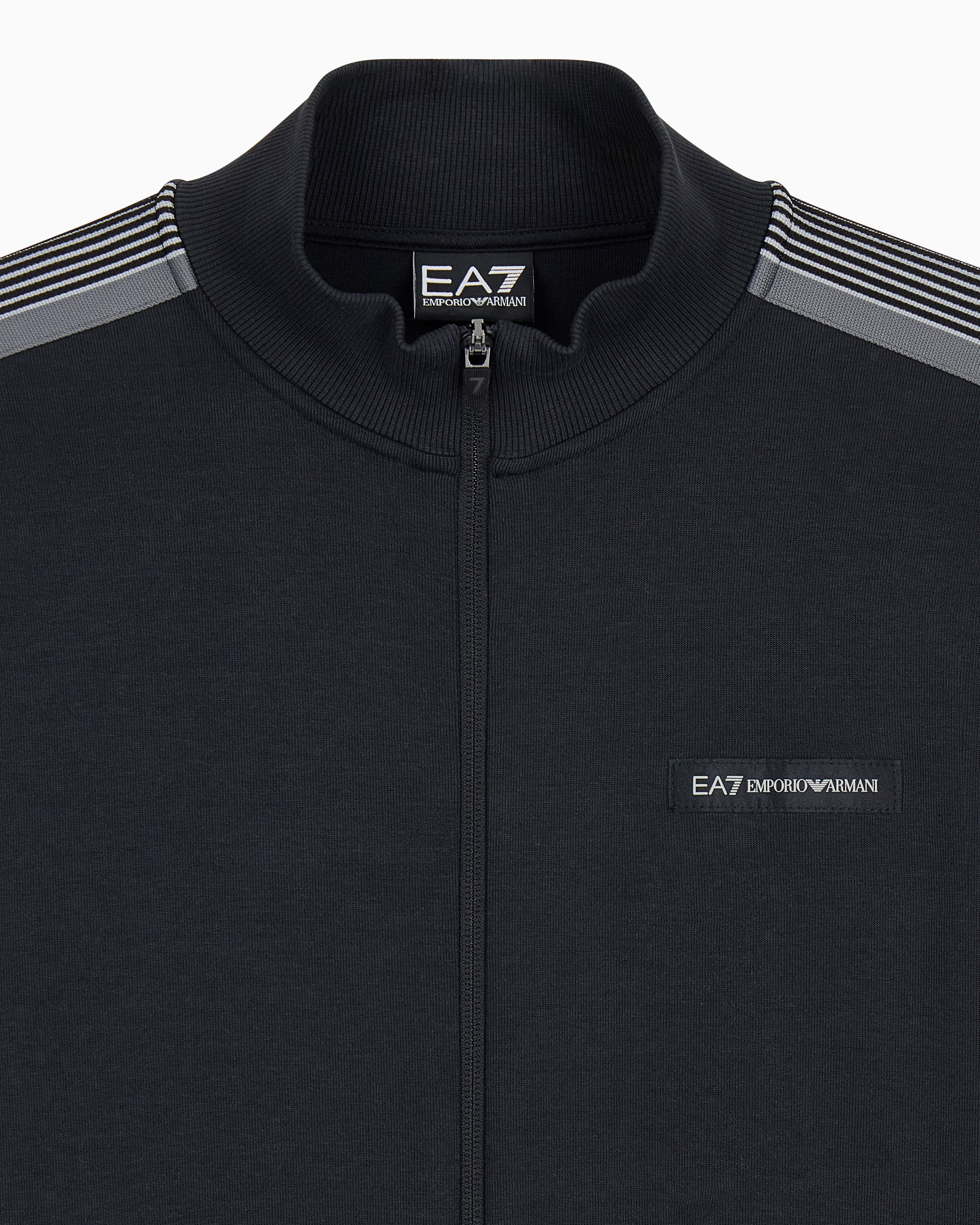 EA7 Tracksuit Logo Series in regular fit cotton jersey