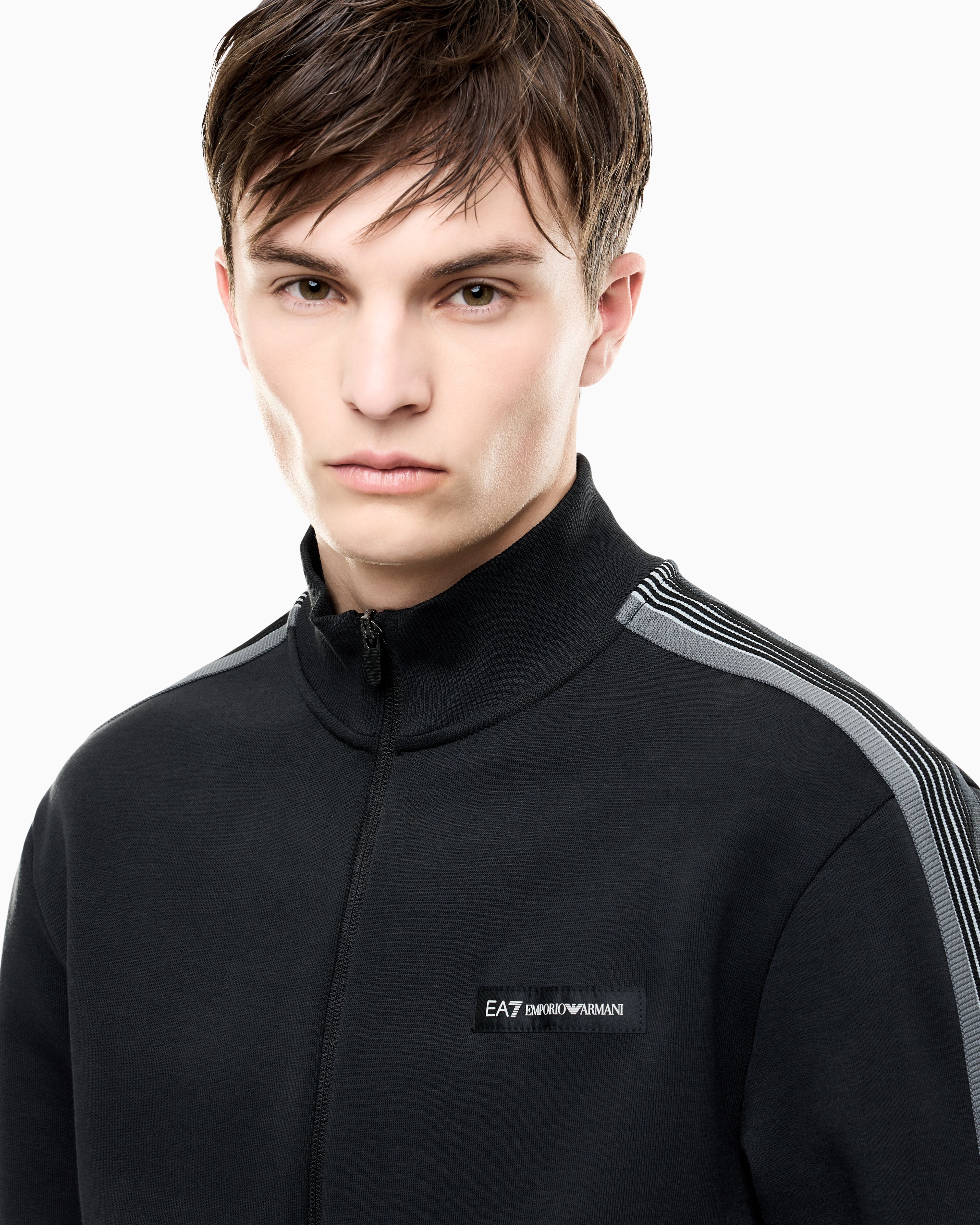 EA7 Tracksuit Logo Series in regular fit cotton jersey