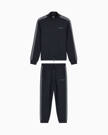 EA7 Tracksuit Logo Series in regular fit cotton jersey