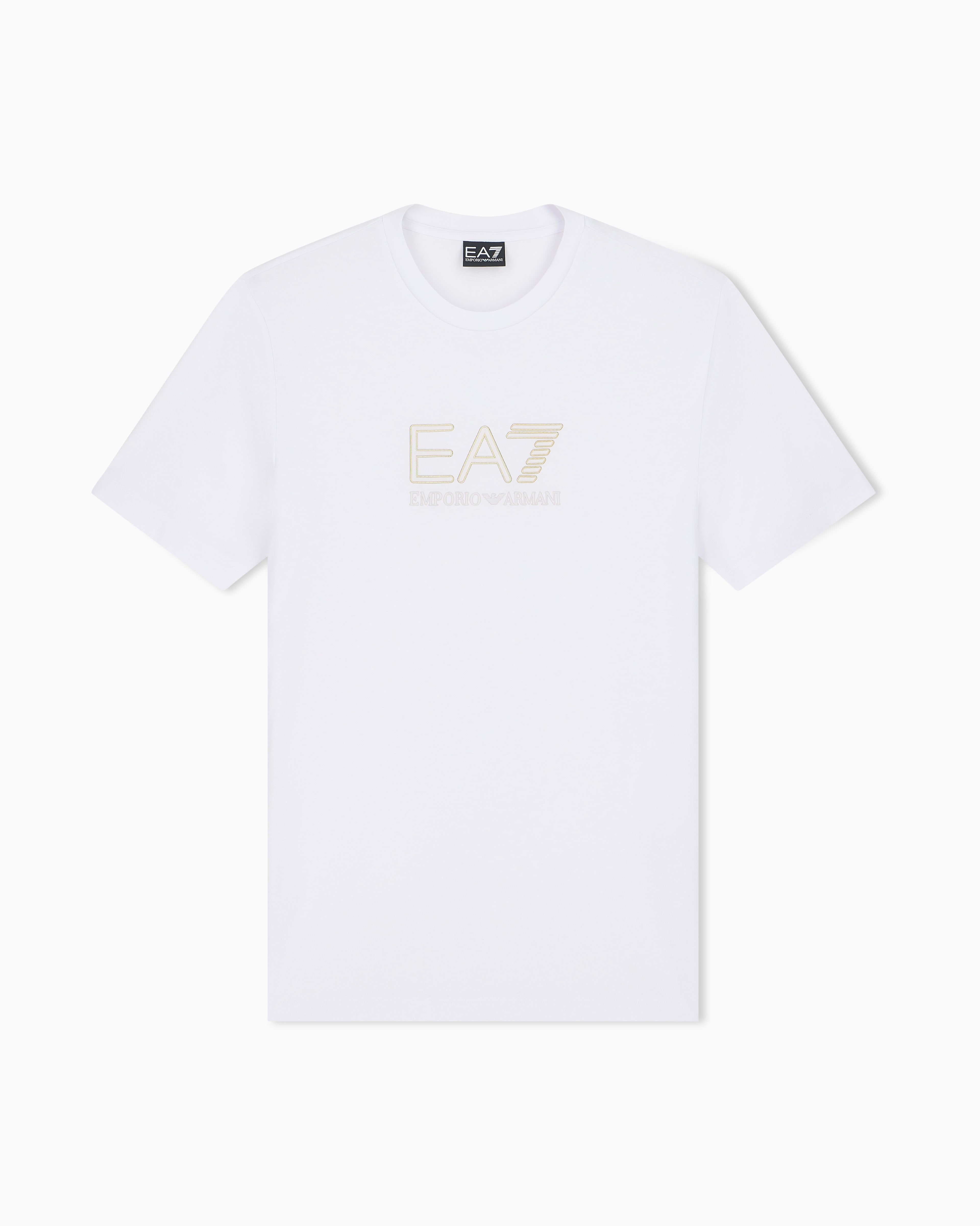 EA7 Regular fit t-shirt Premium Label in viscose with logo