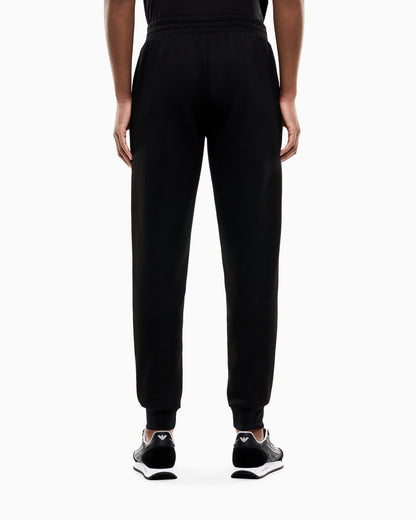 EA7 Slim-fit pants Premium Label in jersey with rib details