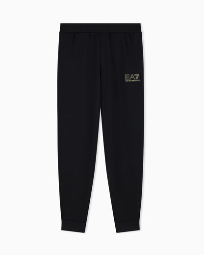 EA7 Slim-fit pants Premium Label in jersey with rib details