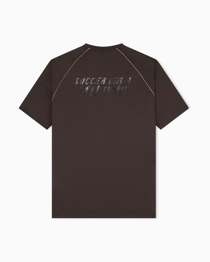EA7 T-shirt Soccer regular fit in jersey with printed logo