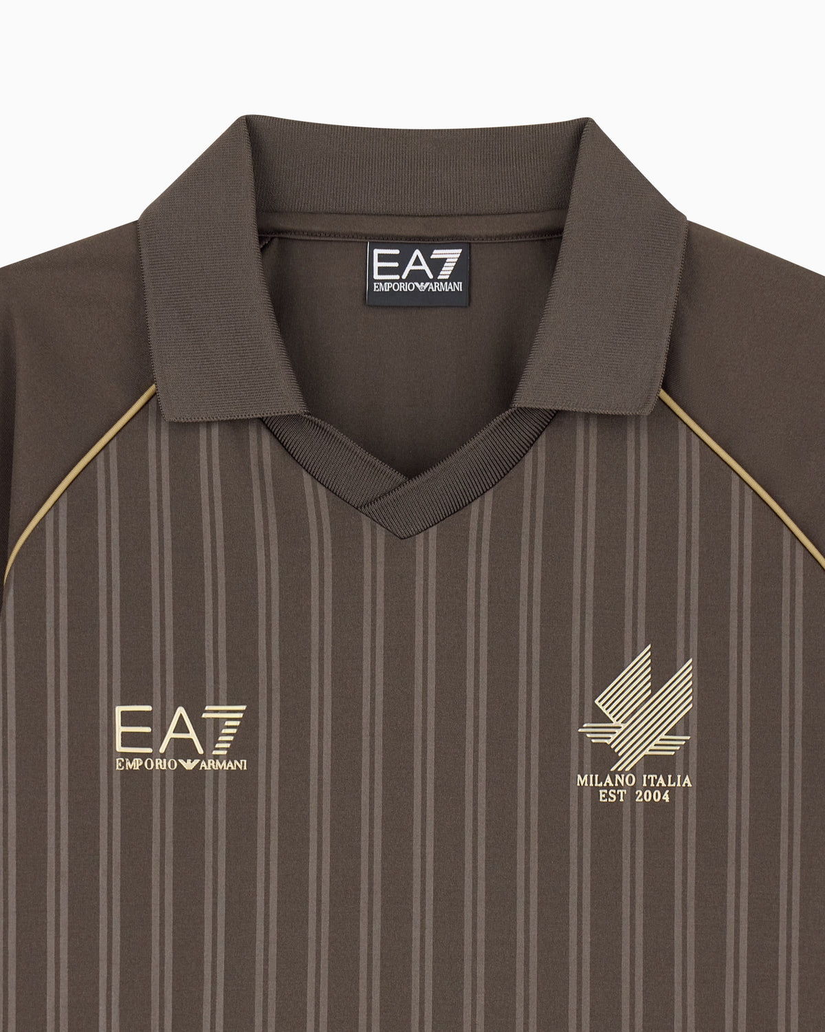 EA7 Set Soccer regular fit with polo and shorts