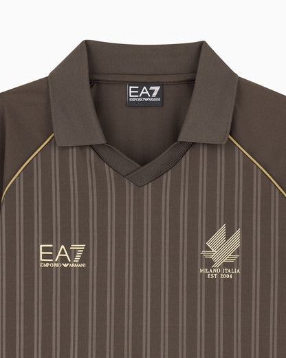EA7 Set Soccer regular fit with polo and shorts