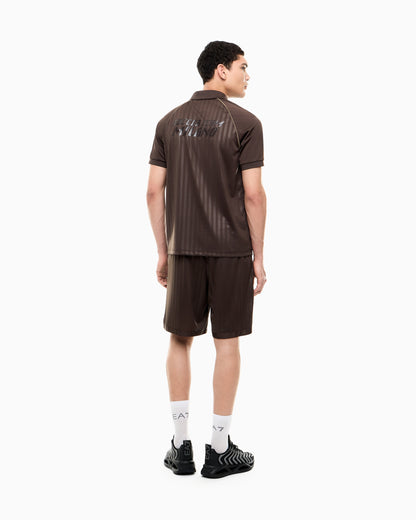 EA7 Set Soccer regular fit with polo and shorts