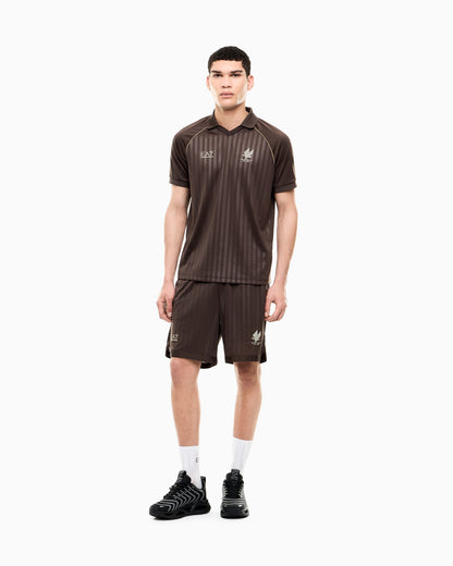 EA7 Set Soccer regular fit with polo and shorts