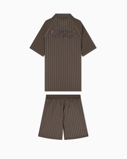 EA7 Set Soccer regular fit with polo and shorts