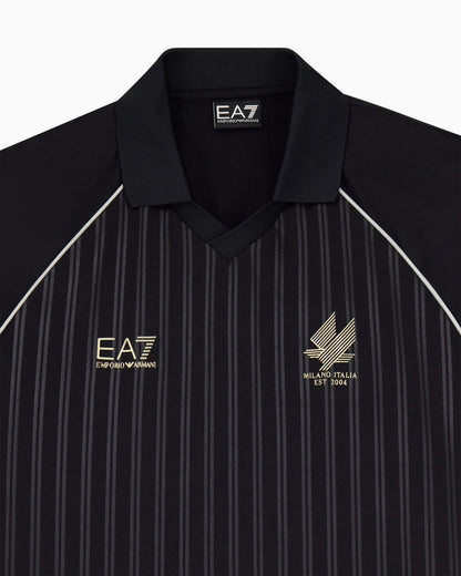 EA7 Set Soccer regular fit with polo and shorts