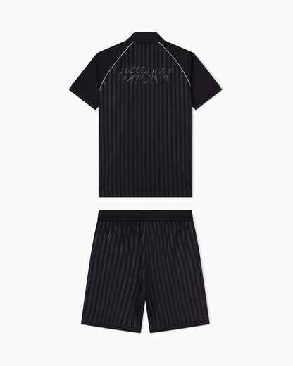 EA7 Set Soccer regular fit with polo and shorts