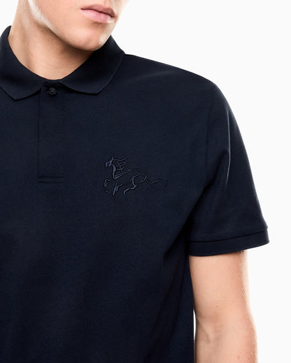 EA7 Lunar New Year polo shirt in jersey