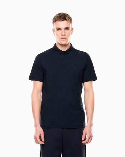 EA7 Lunar New Year polo shirt in jersey